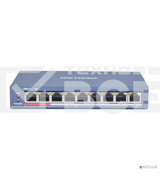 Коммутатор 9PORT 100M 8POE DS-3E0109P-E(C) HIKVISION