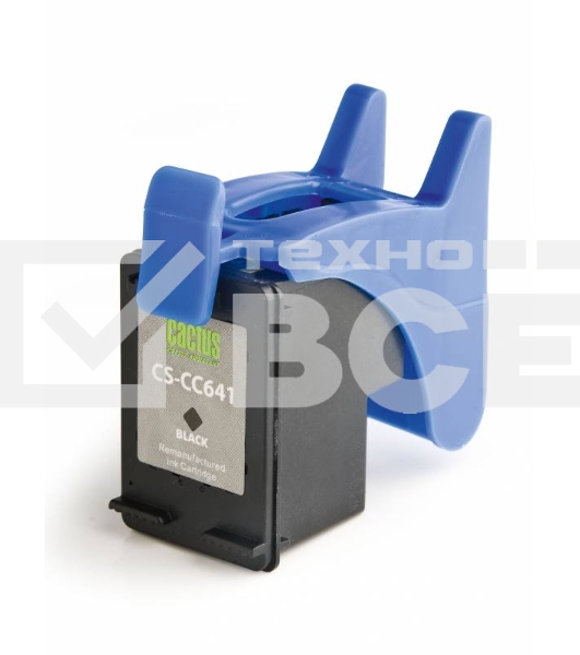 Картридж струйный Cactus CS-CC641 №121XL черный (18 мл.) для HP DJ D1663/D2563/D2663/D5563/F2423/F2483