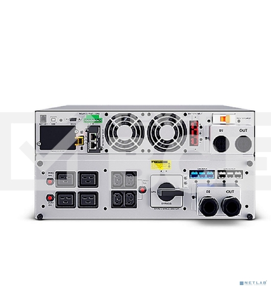 Источник бесперебойного питания UPS Сайбер Электро ЭКСПЕРТ-II-6000Р Онлайн, Стойка/Напольный 6000ВА/6000Вт. USB/RS-232/SNMP Slot/EPO/Relay/ByPass (4 IEC С13);(4) C19; Клеммная колодка (1) (12В/7А·ч. х 16) 4U