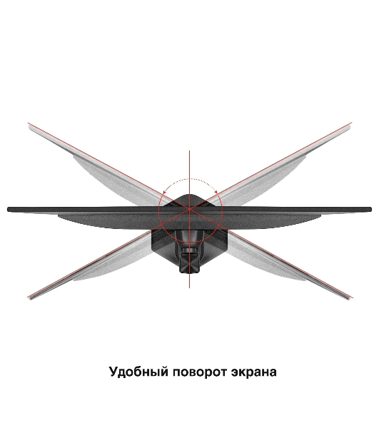 Монитор 23.8' ExeGate ProSmart EZ2400C IPS 1920x1080, 75 Гц, 3 мс, 16:9, 250 кд/м², VGA, HDMI 2.0, DP 1.2, USB, 3.5 Jack, динамики (2x3 Вт), FreeSync, черный
