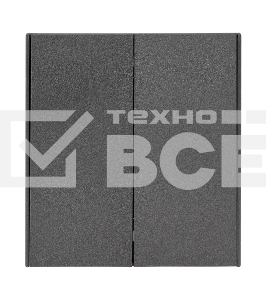 Выключатель Kranz STRONG 2 кл перекрестный (переключатель) 10А с/у графит