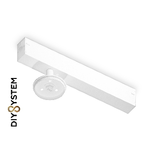 Крепеж трековый для корпуса DIY D60mm 232*60*80 WH белый
