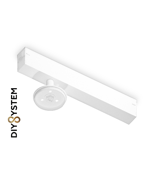 Крепеж трековый для корпуса DIY D60mm 232*60*80 WH белый