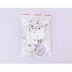 GL1109 WH белый коннектор питания гибкий для шинопровода Magnetic 220V 250*28.5*18, фото 1