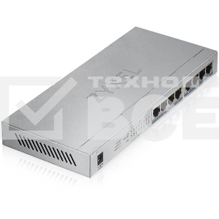 Коммутатор Zyxel GS1008HP Switch PoE +, 8xGE PoE +, tabletop, metal, silent, budget PoE 60 W