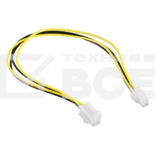 Удлинитель питания Cablexpert CC-PSU-7,  ATX 4-Pin M/F, длина 0,3м