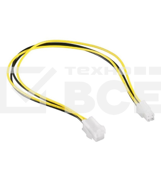 Удлинитель питания Cablexpert CC-PSU-7,  ATX 4-Pin M/F, длина 0,3м