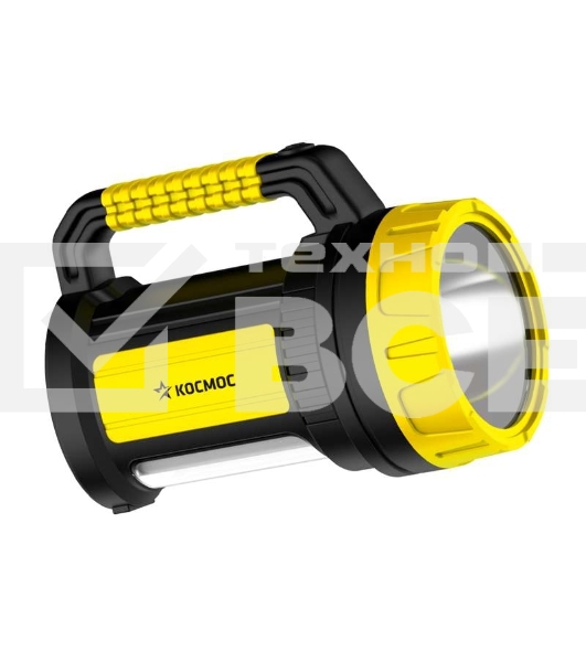 Фонарь светодиодный аккум. 5W LED 3 режима бок. панель 10Вт зарядное устройство 220/12В КОСМОС KOCAc2005W_Ex