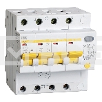 Дифференциальный автоматический выключатель Iek MAD10-4-040-C-300 АД14 4Р 40А 300мА ИЭК, фото3