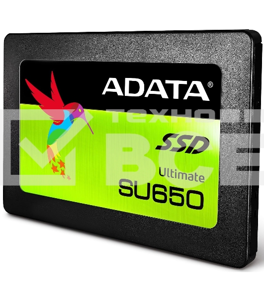 Накопитель SSD ADATA SU650, 512Gb, SATA III, 2.5