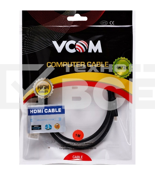 Кабель HDMI-19M --MicroHDMI-19M ver 2.0 1m VCOM <CG587-1M>