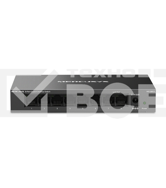 Настольный коммутатор Mercusys MS108GS с 8 гигабитными портами