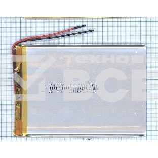 Аккумулятор Li-Pol (батарея) 3*70*105мм 2pin 3.7V/3500mAh