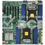 Материнская плата Supermicro MBD-X11DPI-N-B, LGA 3647, Intel C621, 16xDDR4, 14xSATA, 1xM.2, 6xPCI-E 3.0 (x16, x8), 2x 1Gb LAN, 1xVGA, 4xUSB-A 2.0, 3xUSB-A 3.2 Gen 1, 2xCOM, E-ATX, Bulk, фото2