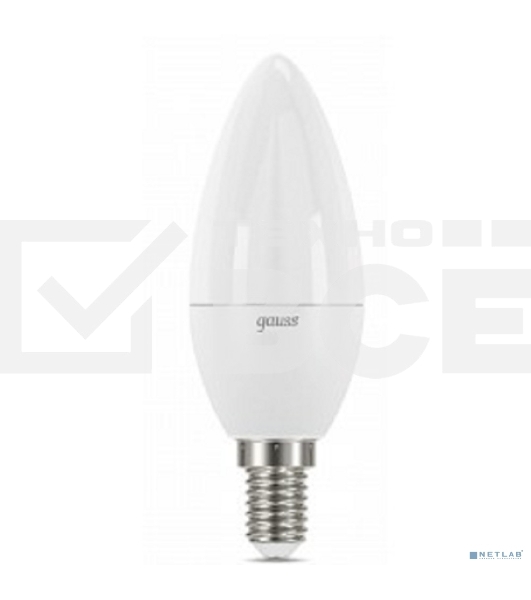 Лампа светодиодная GAUSS 103101107LED Candle E14 6.5W 2700К