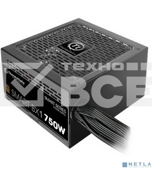 Блок питания Thermaltake Smart BX1 RTL (PS-SPD-0750NNSABE-1), 750Вт, 80 PLUS Bronze, 120мм, черный