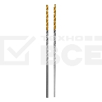 Сверло спиральное по металлу 2 х 86 мм Р6М5, Golden Tip, удлиненное, 2шт. Denzel, фото4