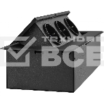Розетка Cactus CS-SOCKET-EU3-BK для столешницы (уп.:1шт), фото4