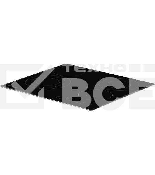 Встраиваемая электрическая панель Kuppersberg ECS 632 F 60 см, электрическая, 4 конфорки, черный цвет