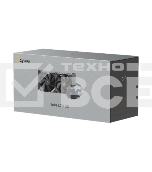 Система жидкостного охлаждения Ocypus Iota L24 BK ARGb черный 280W/All Intel/AMD AM*/Digital display/Screws