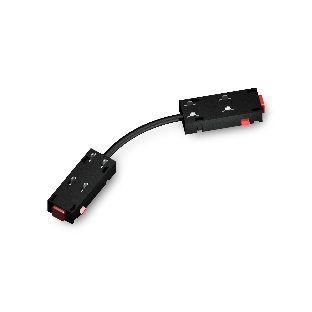 GL1110 BK черный коннектор питания гибкий для шинопровода Magnetic 220V 250*28.5*18
