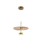 Светильник Ambrella light LH72603 BR/WH латунь/бежевый 6W 3000K D300*260-1770, фото9