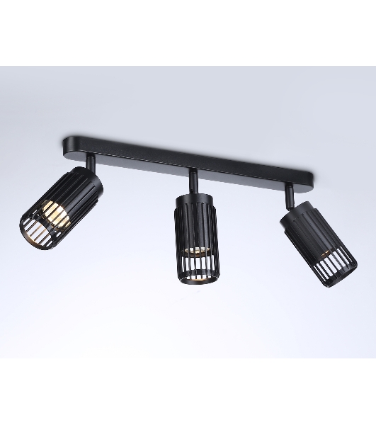Светильник Ambrella light TN51690/3 BK черный GU10/3 260*60*180
