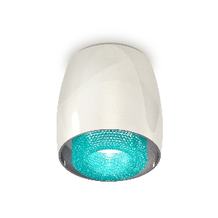 Светильник Ambrella Light XS1143011 PSL/BL серебро полированное/голубой MR16 GU5.3 (C1143, N7194)