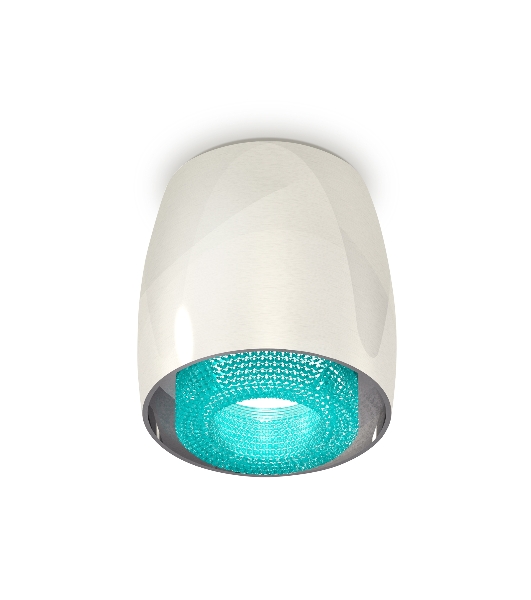 Светильник Ambrella Light XS1143011 PSL/BL серебро полированное/голубой MR16 GU5.3 (C1143, N7194)