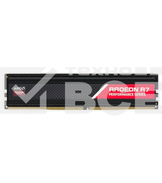 Оперативная память AMD Radeon R7, DDR4, 4GB (1x4GB), 2133MHz, CL15, DIMM, OEM