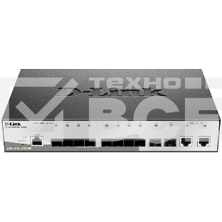 Коммутатор D-Link DGS-1210-12TS/ME Управляемый 2 уровня с 10 портами 1000Base-X SFP и 2 портами 10/100/1000Base-T