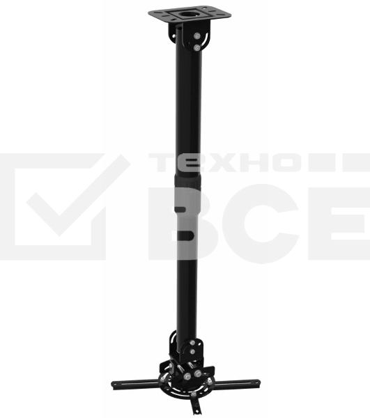 Кронштейн для проектора Cactus CS-VM-PR16L-BK черный макс.13.6кг настенный и потолочный поворот и наклон