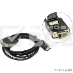 Кабель-переходник VCOM DisplayPort --> VGA_M/M 1,8м <CG607-1.8M>, фото2