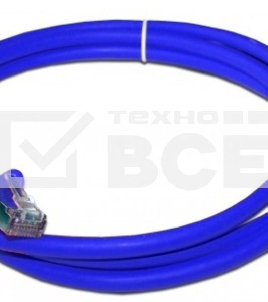 Кабель Патч-корд LANMASTER FTP,  вилка RJ-45,  вилка RJ-45,  кат.6А,  LSZH,  2м,  синий [lan-pc45/s6a-2.0-bl]