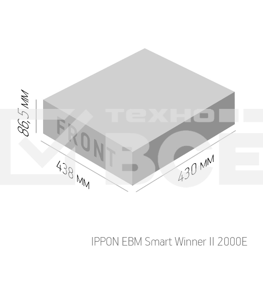 Батарея для Ippon Smart Winner II 2000E BP 48В 14А·ч для Smart Winner II 2000E