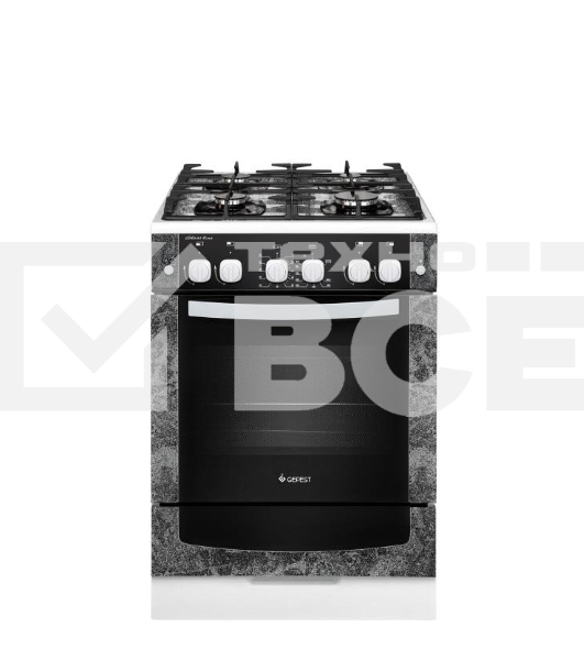 Плита газовая Gefest ПГ 6500-02 0113 черный, конфорок 4 шт, духовка 52 л, 60 см x 85 см x 60 см