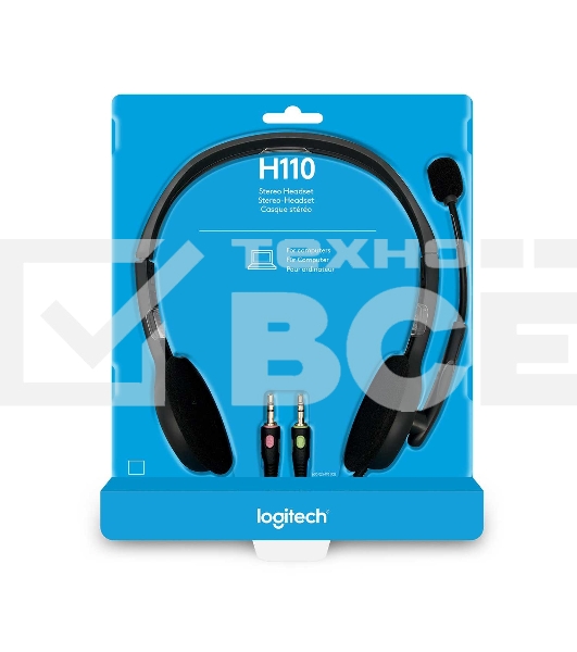 Гарнитура Logitech Headset H110 grey (981-000472/981-000271)