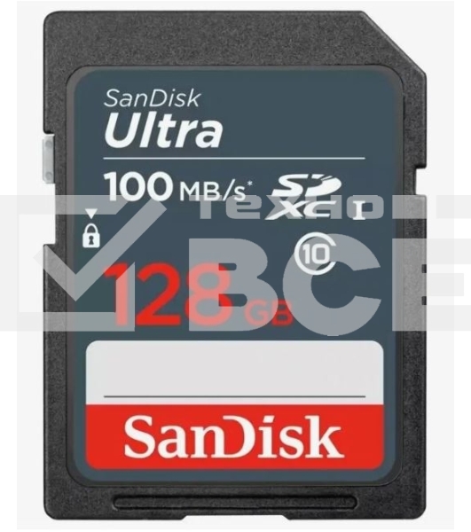 Карта памяти SDXC 128GB UHS-I SDSDUNR-128G-GN3IN SANDISK