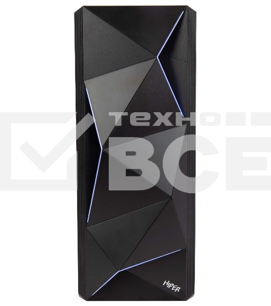 Компьютерный корпус Hiper A68 черный без БП ATX 1x92mm 2xUSB2.0 1xUSB3.0 audio bott PSU