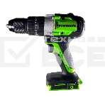 Дрель-шуруповерт аккумуляторная GREENWORKS GD24DD60K2, Аккумуляторная, 18В, Ударная, Кейс, фото3