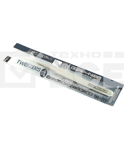 Пинцет прямой Goot TS-14 нерж.сталь (усиленный) антимагнитный, Япония