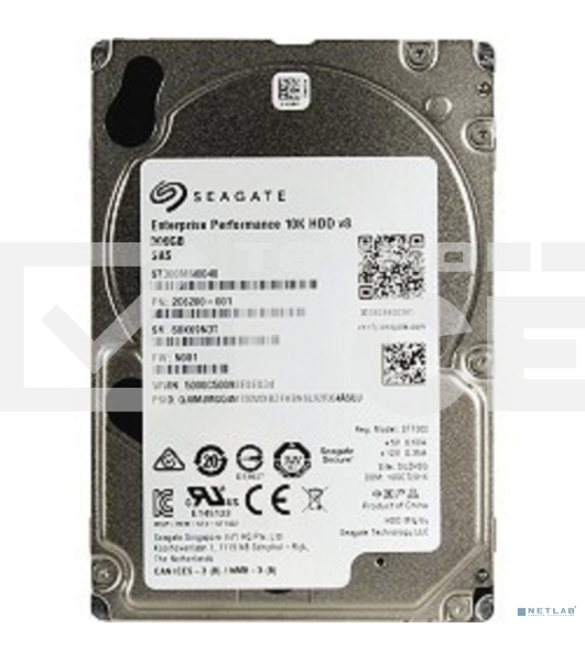 Жесткий диск Seagate SAS2.5' 300GB 10000RPM 128MB ST300MM0048