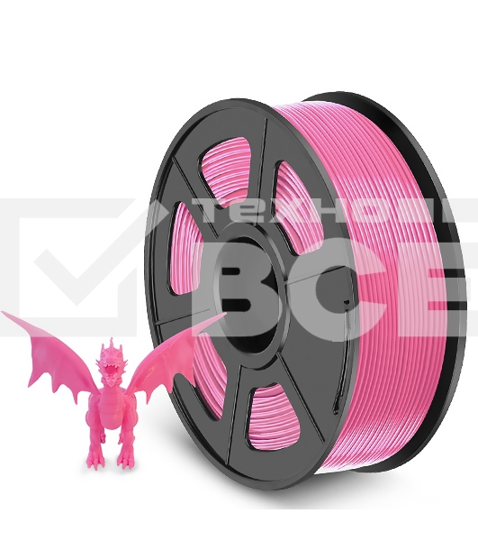 Филамент NVPRINT PETG Pink для 3D печати диаметр 1.75мм  длина 330 метров  масса 1 кг