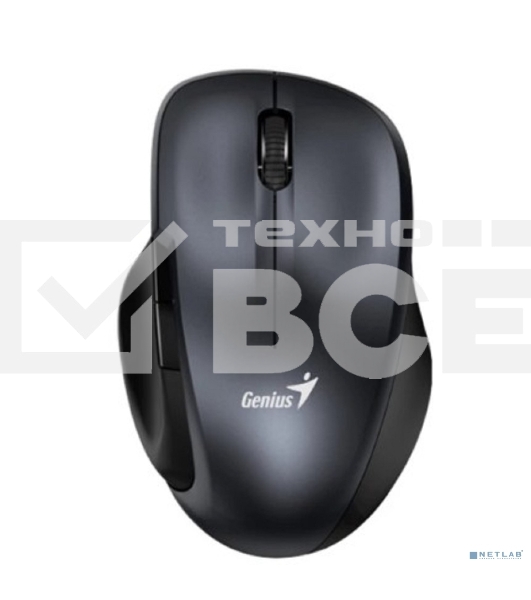 Мышь беспроводная Genius Ergo 8200S серый, 1200 dpi, радиоканал, USB, кнопки - 5