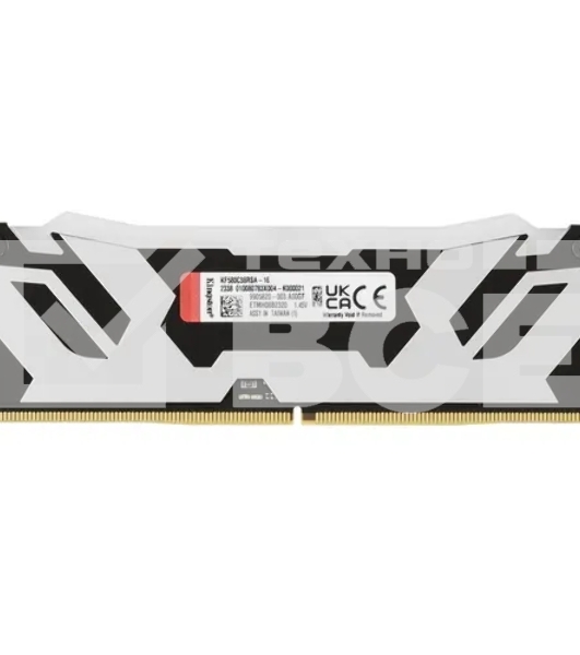 Оперативная память Kingston Fury Renegade, DDR5, 16GB (1x16GB), 8000MHz, CL38, с радиаторами, RGB, серебристый/черный