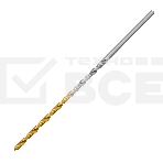 Сверло спиральное по металлу 2 х 86 мм Р6М5, Golden Tip, удлиненное, 2шт. Denzel, фото3