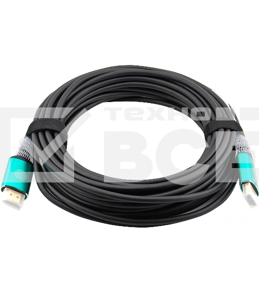 Кабель аудио-видео Cactus CS-HDMI-AOC-2.1-10 HDMI (m)/HDMI (m) 10м. позолоч.конт. черный