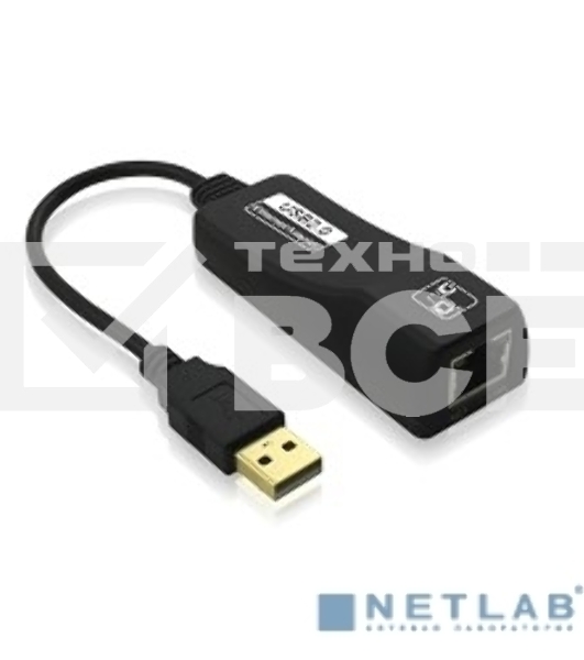 Переходник Greenconnect Адаптер USB 2.0 -> Ethernet RJ-45, USB 2.0 -> Ethernet RJ-45 [GCR-LNU202] 