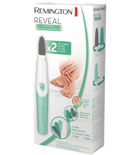 Аппарат для маникюра и педикюра Remington MAN1000, белый/зеленый