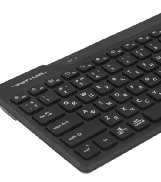 Клавиатура A4Tech FBK27C AS беспроводная, Bluetooth, радиоканал, чёрный